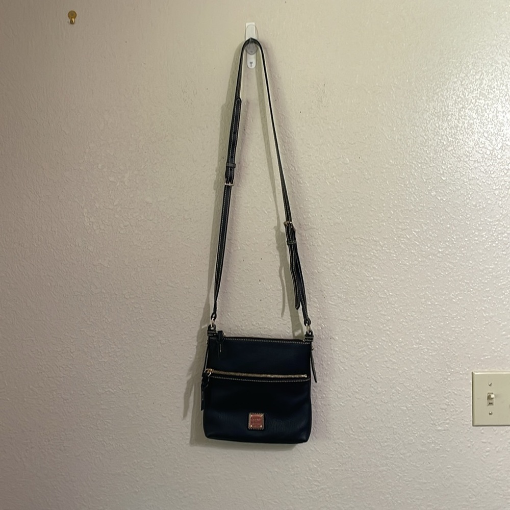 Dooney & Bourke Black Leather Crossbody Bag - Picture 3 of 14